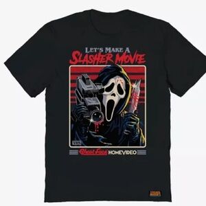 Let's Make a Slasher Movie Ghost Face T Shirt-SPENCER’S
